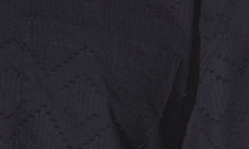 Civil Society Relaxed Fit Cotton Jacquard Resort Shirt In Black