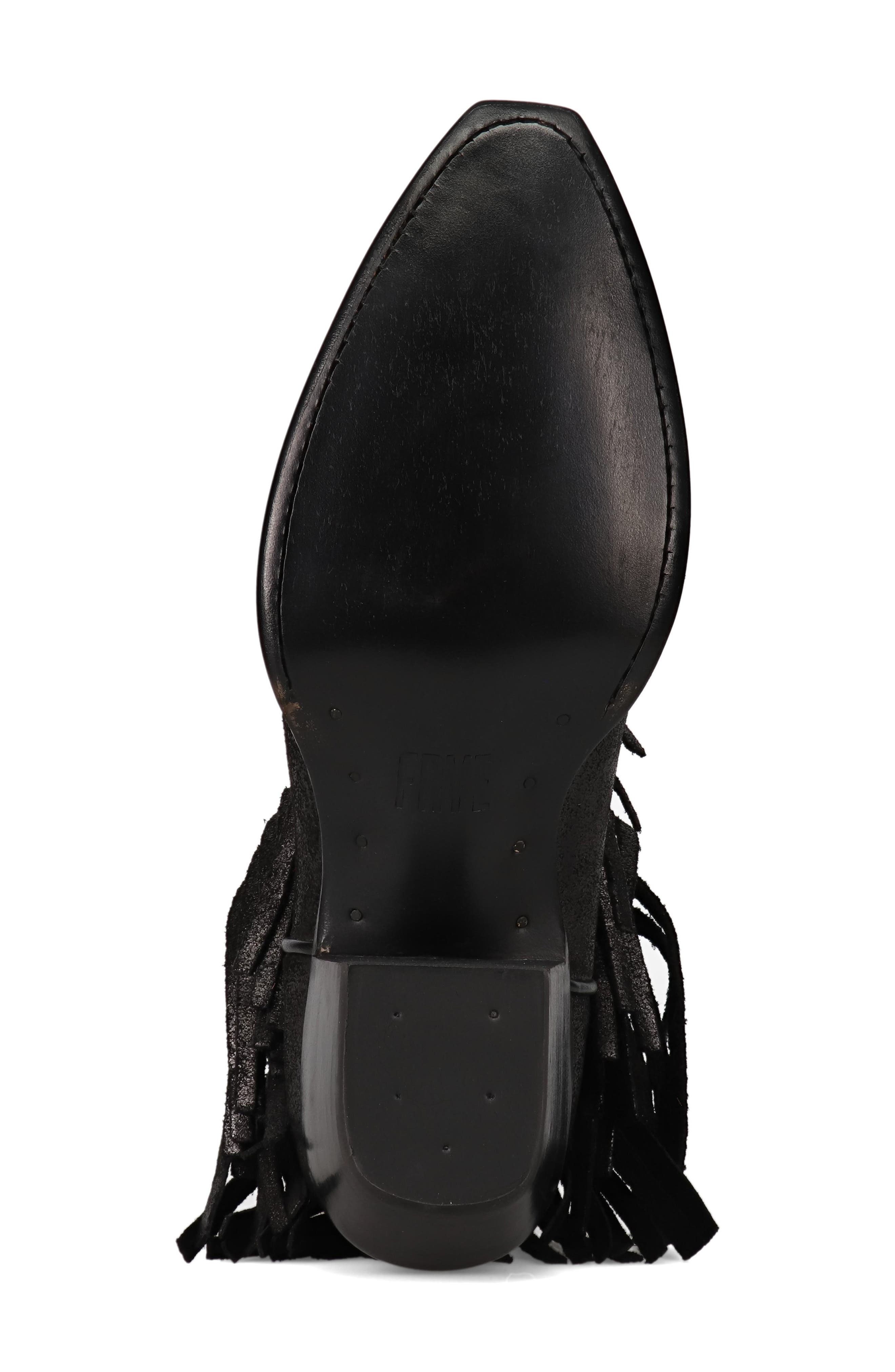 Frye Sacha Fringe Bootie, Alternate, color, 