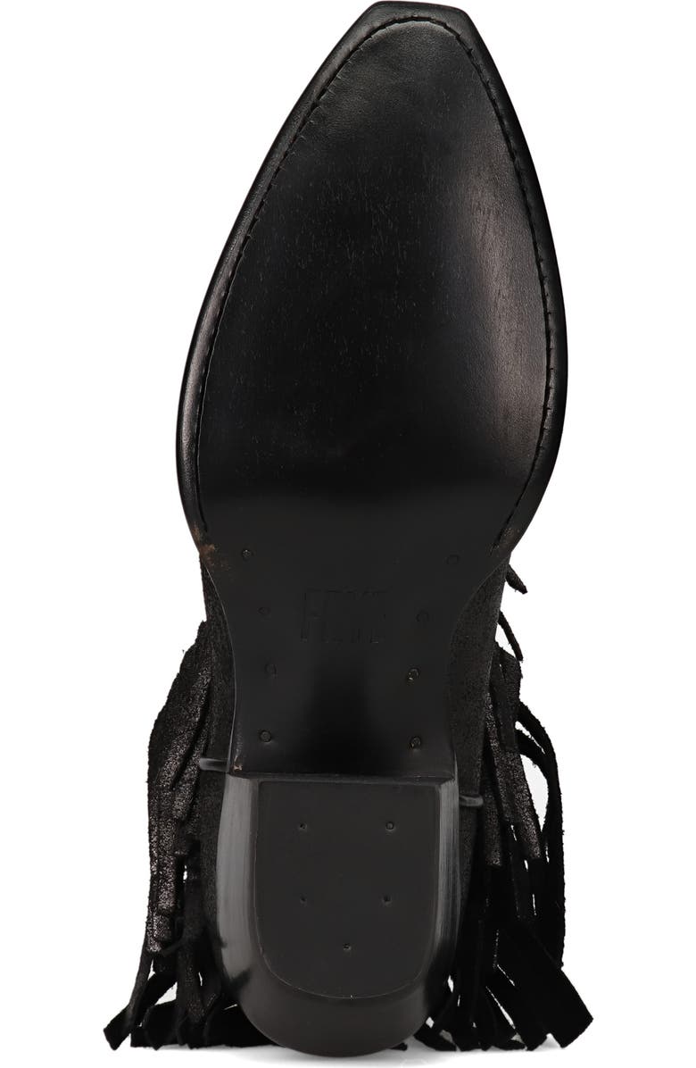 Frye Sacha Fringe Bootie, Alternate, color,