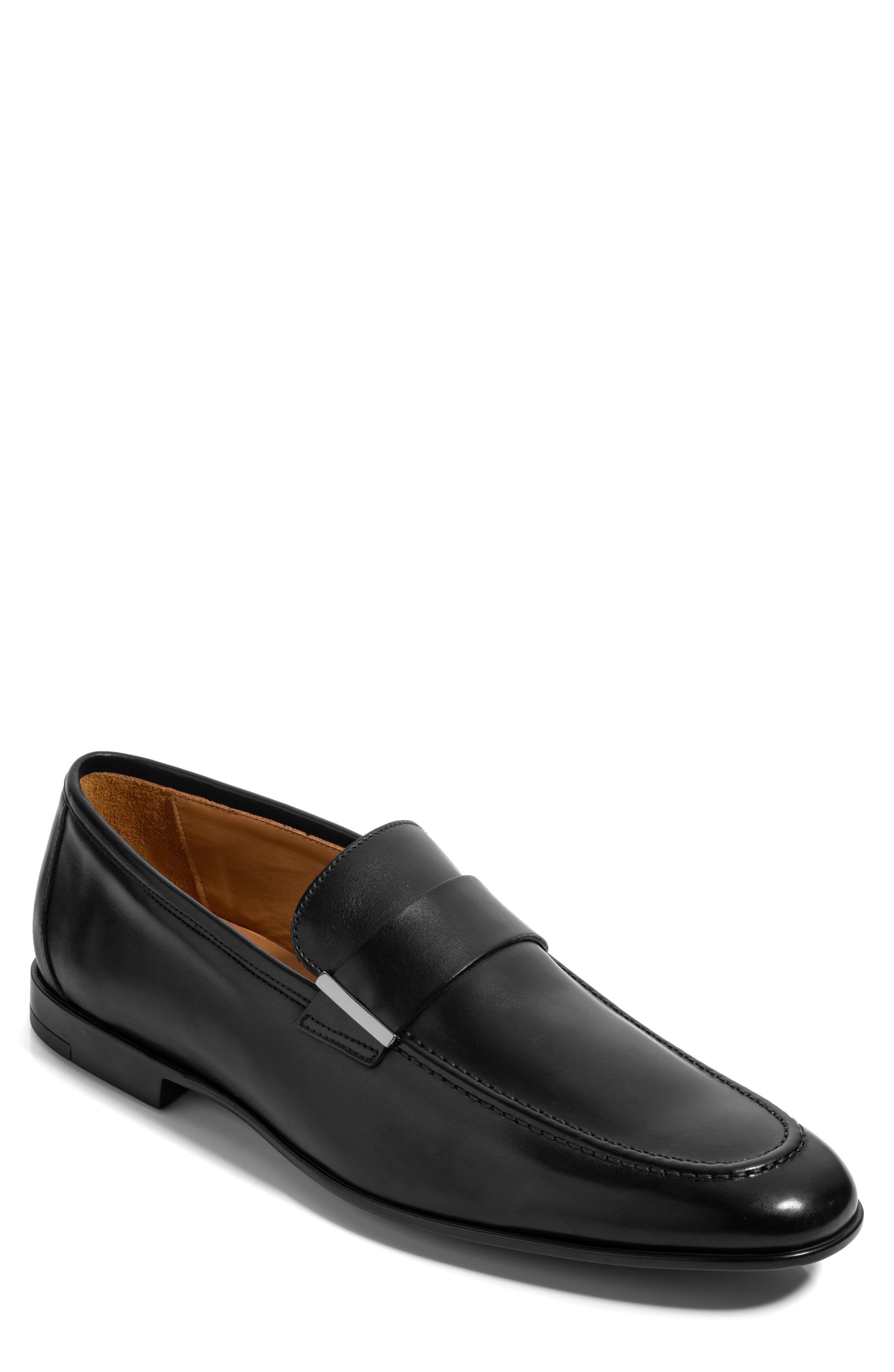 TO BOOT NEW YORK Blanton Suede Apron Toe Loafer, Main, color, 