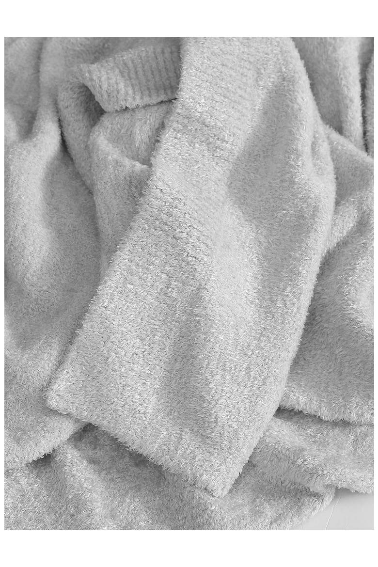Cloud Silque Throw, Alternate, color, PEARL GREY