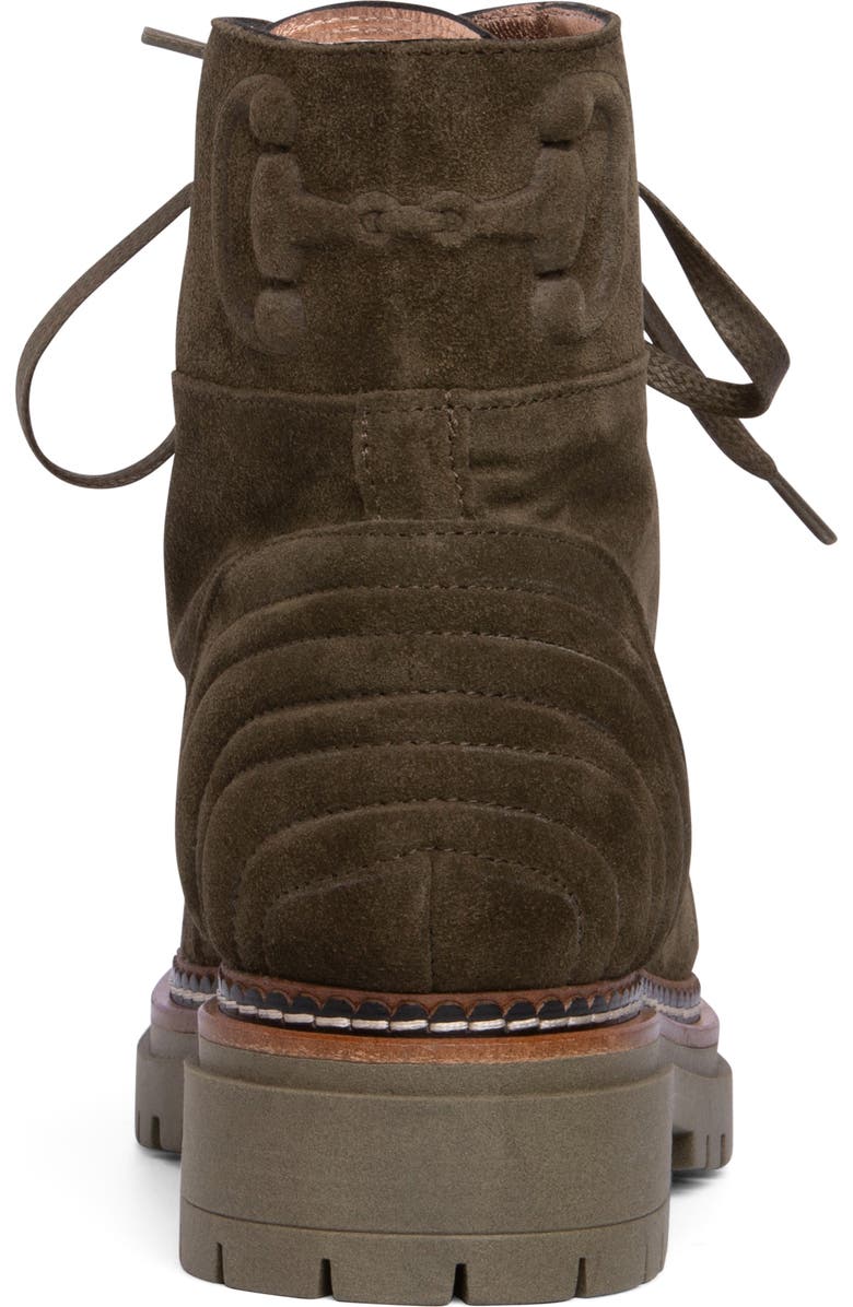 BEAUTIISOLES Ronnie Lace-Up Lug Sole Boot, Alternate, color, Khaki