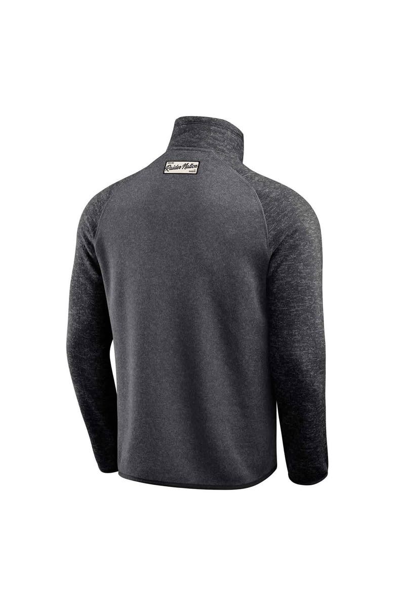 Darius Rucker Collection by Fanatics Men's Darius Rucker Collection by Fanatics Black Las Vegas Raiders Tonal Quarter-Zip Jacket, Alternate, color, Black