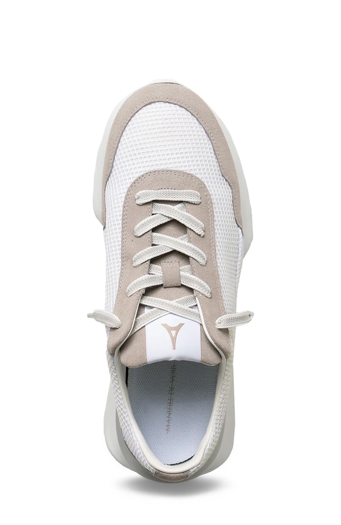 The Artiste Runner, Alternate, color, White/Beige