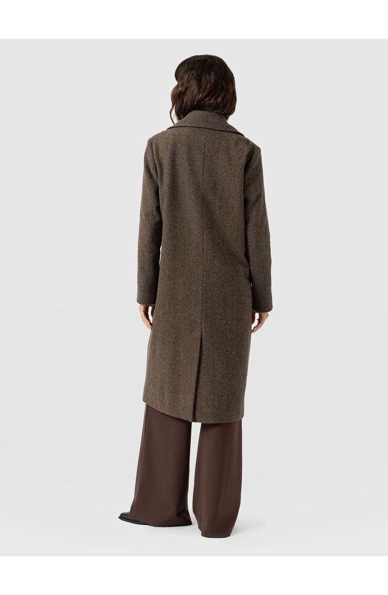 Saint + Sofia Hampton Coat, Alternate, color, Brown Chevron
