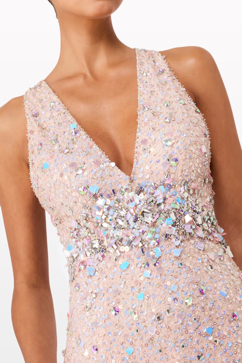 Pretty Thing Mini Dress, Alternate, color, Sugar