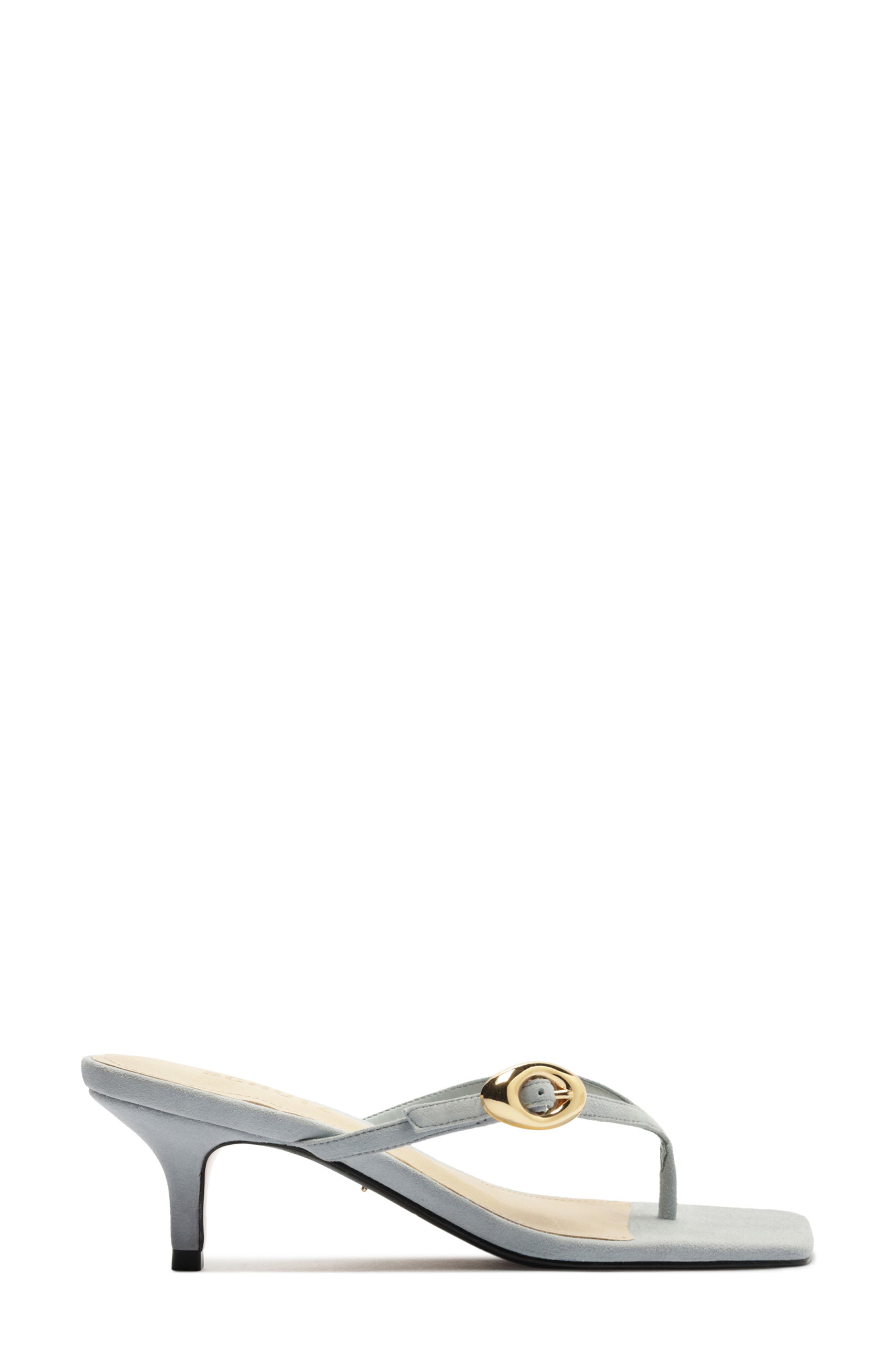 Miriam Slide Sandal, Alternate, color, LIGHT AZURE