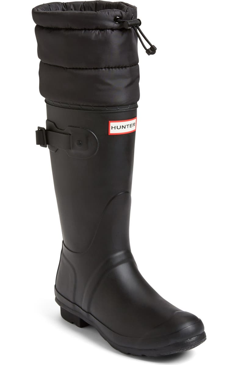 Hunter 'Original - Quilted Cuff' Rain Boot, Main, color,
