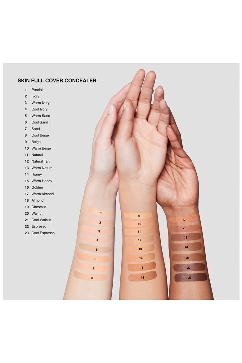 Skin Hydrating Full Coverage Longwear Concealer, Alternate, color, WARM NATURAL