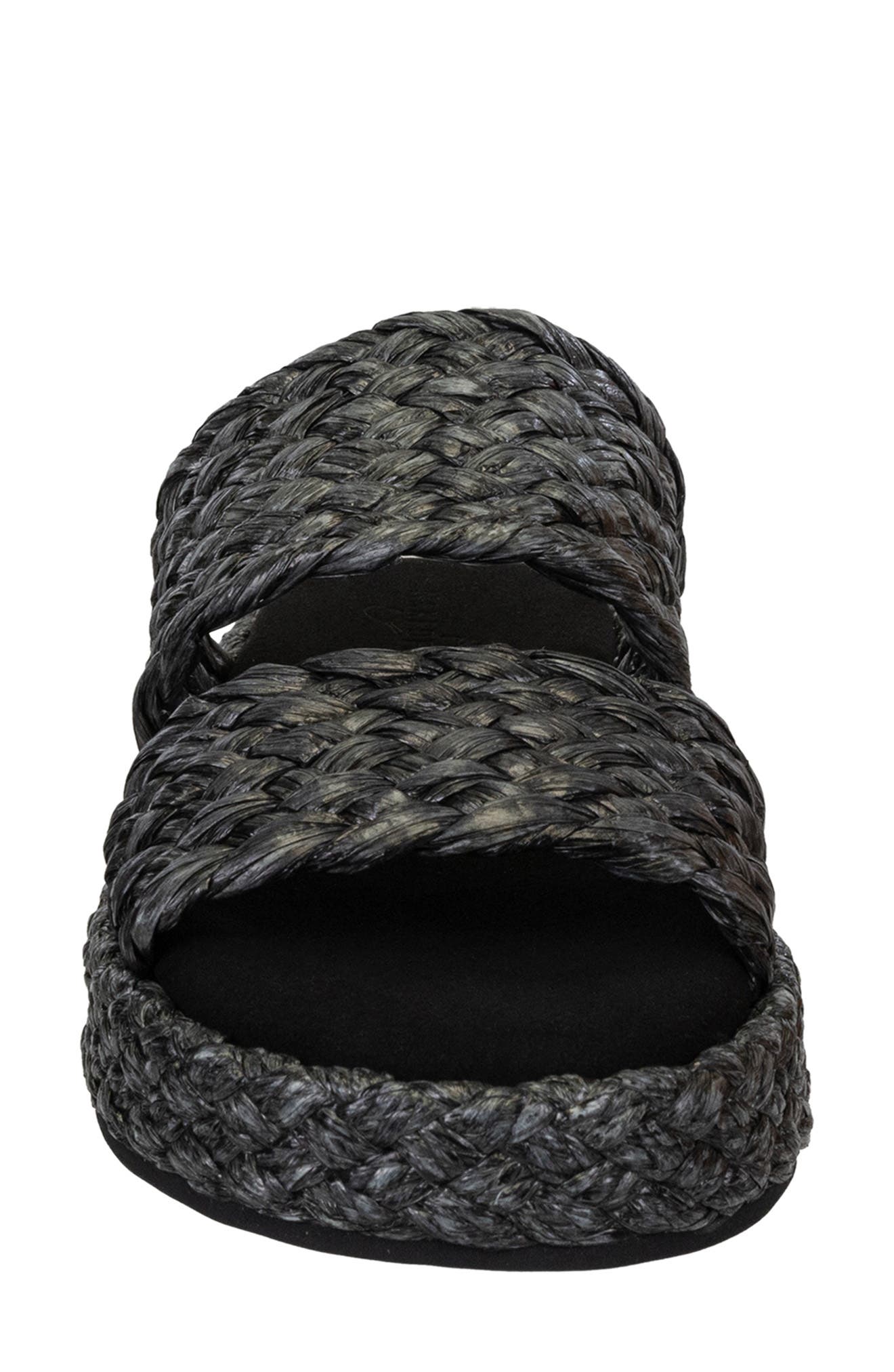 Naked Feet Santorini Espadrille Platform Slide Sandal, Alternate, color, 