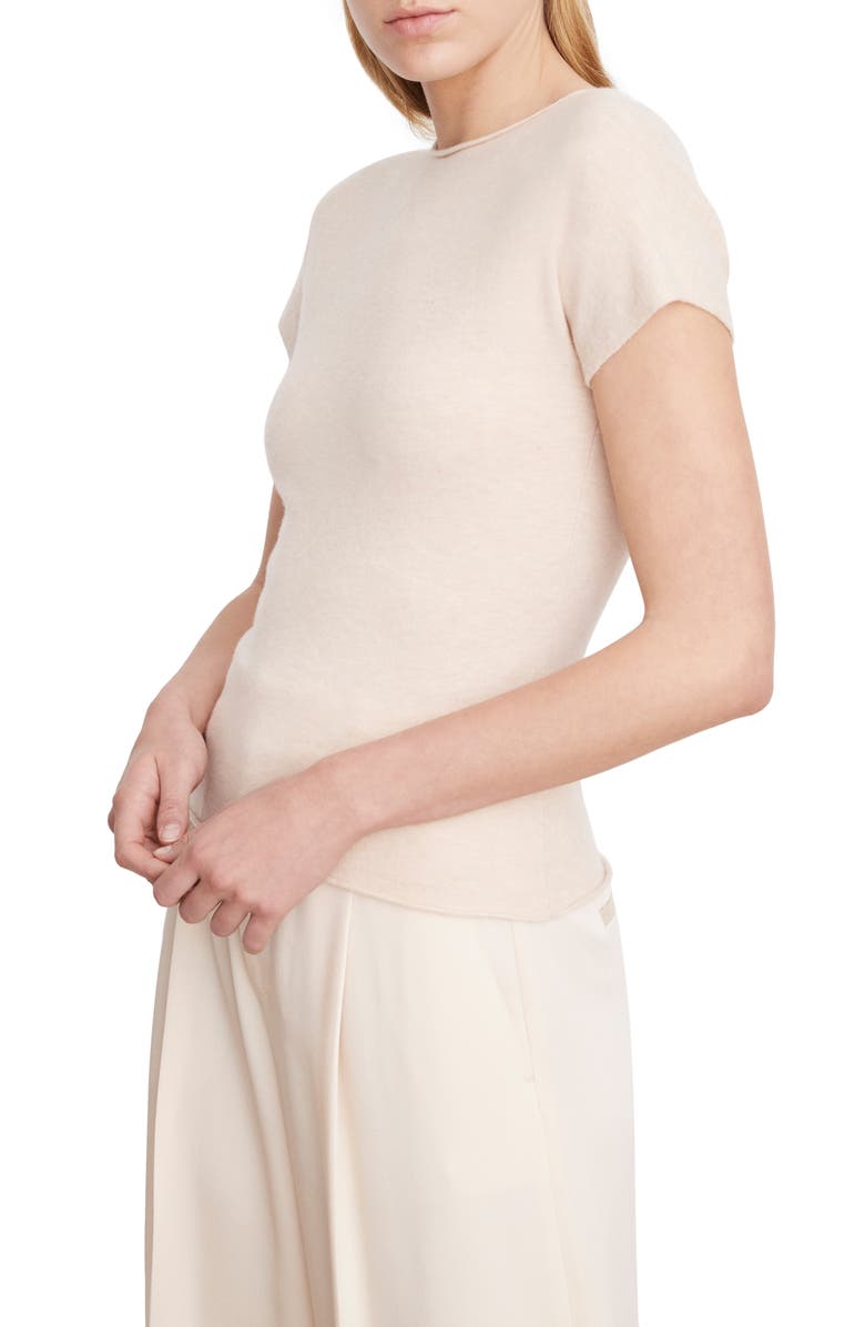 Vince Wool & Cashmere Blend T-Shirt, Alternate, color, 