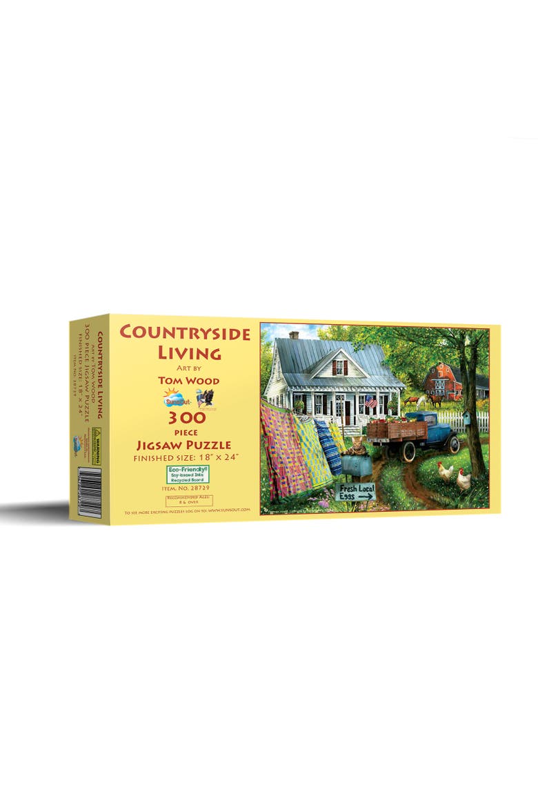 Countryside Living 300 piece Jigsaw Puzzle for Adults, Main, color, Multicolor