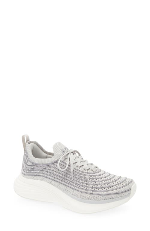 Apl Athletic Propulsion Labs Techloom Zipline Sneaker In Harb Grey/cement/anthra