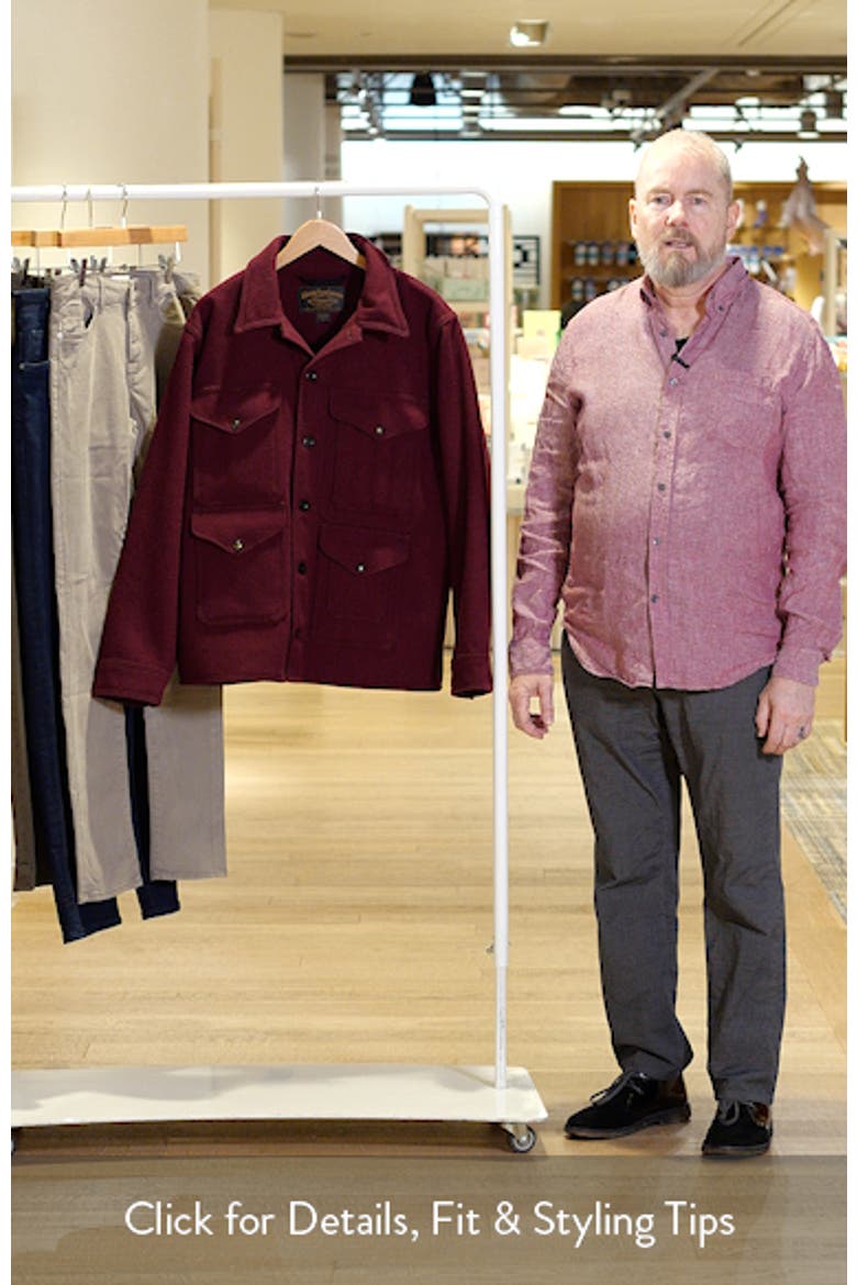 1940s Mackinaw Cruiser Wool Jacket (Men) | Nordstrom