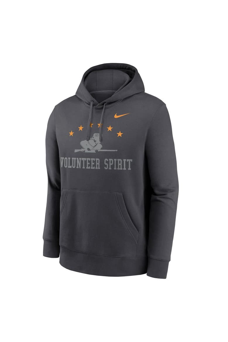 Men's Nike Smokey Gray Tennessee Volunteers Volunteer Spirit Hoodie, Alternate, color, Charcoal