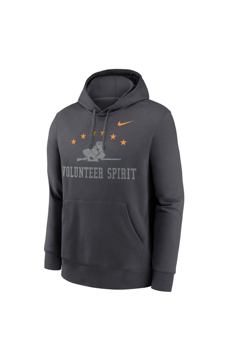 Nike Men's Nike Smokey Gray Tennessee Volunteers Volunteer Spirit Hoodie, Alternate, color, Charcoal