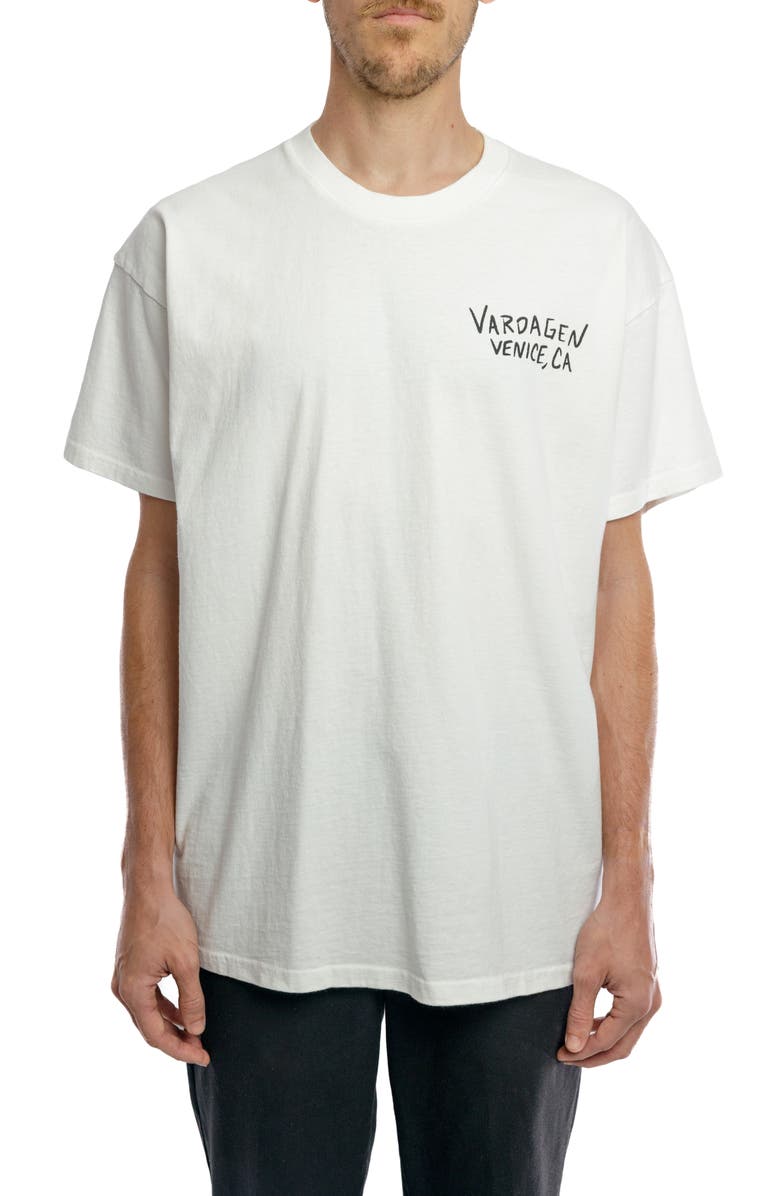 Vardagen Look Out! Oversized Tee, Main, color, Off-White