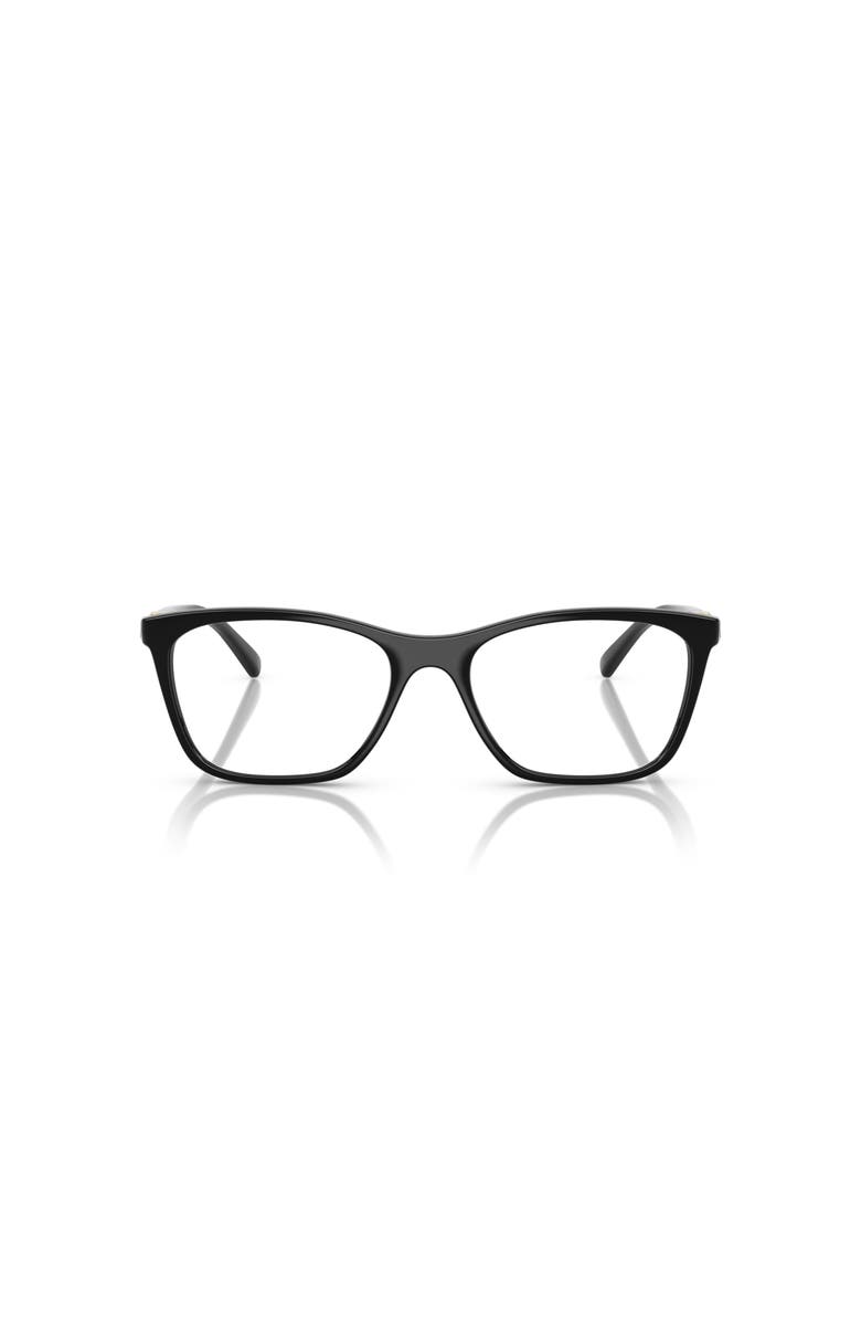 Vogue Eyewear 51mm Rectangle optical glasses, Alternate, color, Black