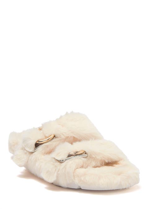 Bree Faux Fur Slide Sandal