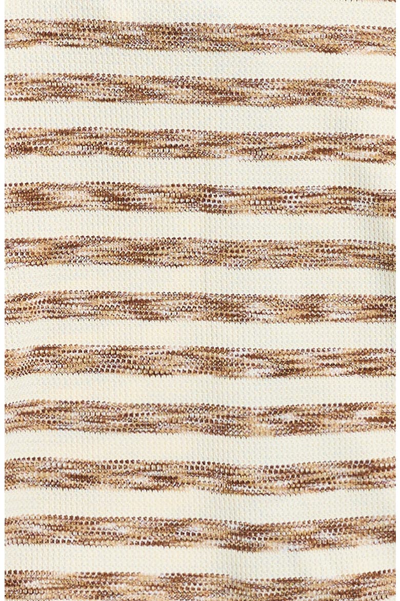Kids' Striped Knit Shirt, Alternate, color, CREAM/ BROWN