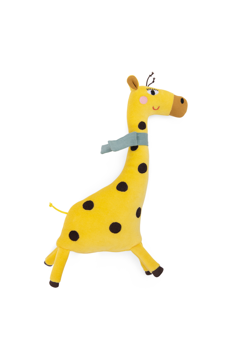 Giraffe Rattle The Toupitis collection, Main, color, Yellow
