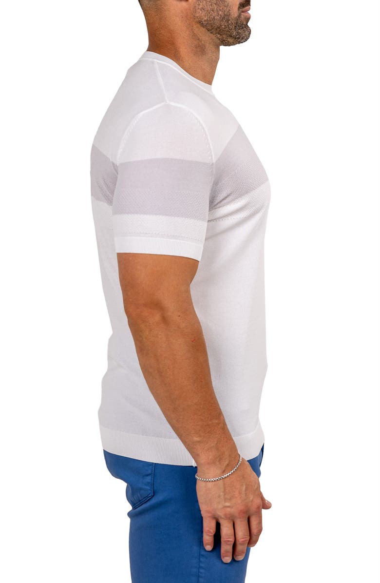 Maceoo Marthy White Crewneck, Alternate, color, White