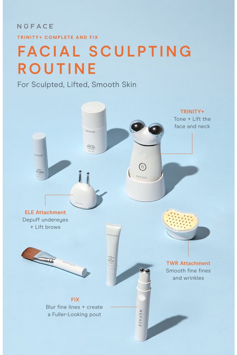 TRINITY+ Complete & FIX Facial Sculpting Routine (Limited Edition) (Nordstrom Exclusive) $998 Value, Alternate, color, WHITE