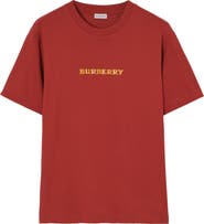 Burberry Heritage Logo Cotton T-shirt