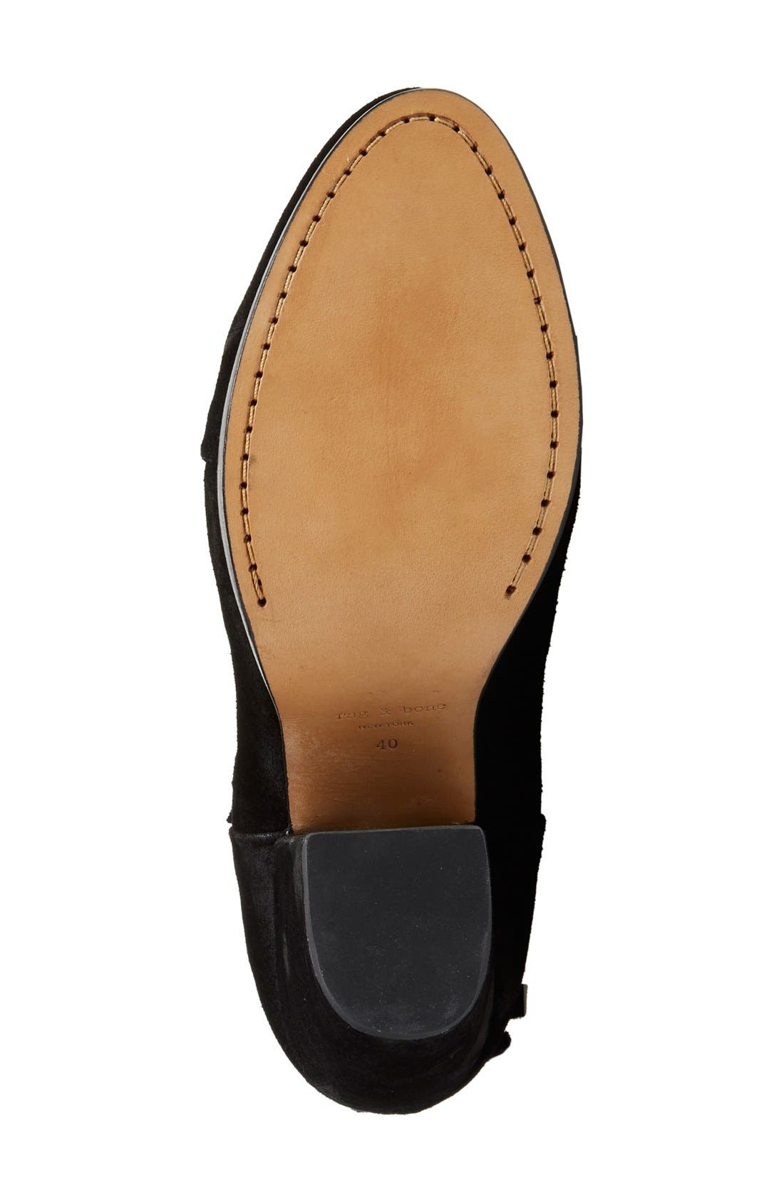 rag & bone 'Newbury' Fringe Bootie, Alternate, color, 