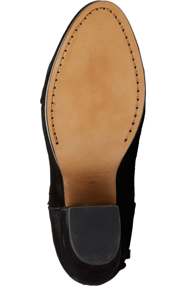 rag & bone 'Newbury' Fringe Bootie, Alternate, color,