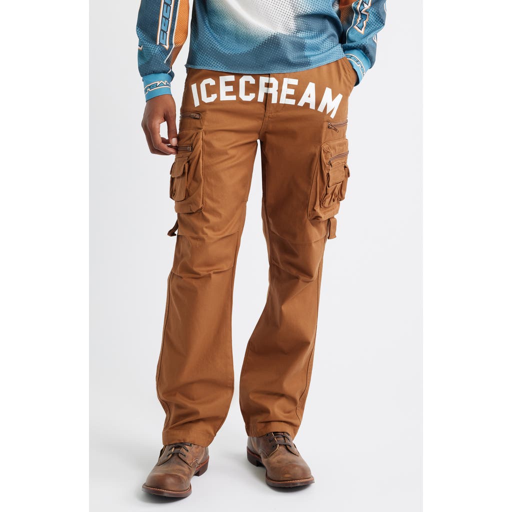 Icecream Coco Cargo Pants In Brown