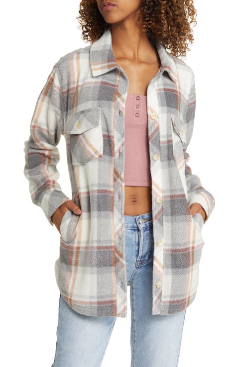 Plaid Polar Fleece Shacket