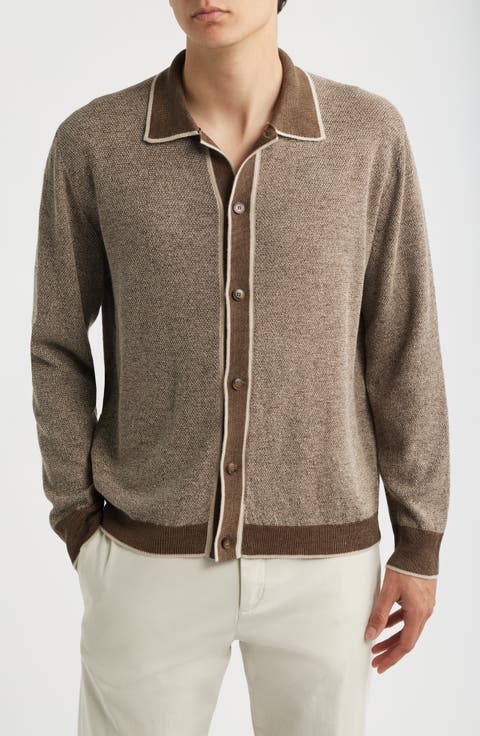 Linen Blend Cardigan