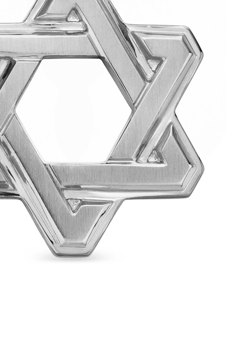David Yurman Deco Star of David Pendant, Alternate, color, Silver