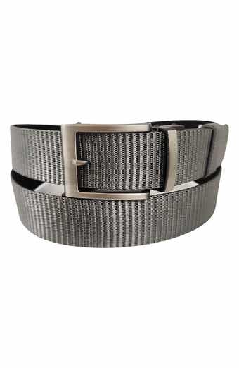 Vince Camuto Reversible Ratchet Buckle Web Belt