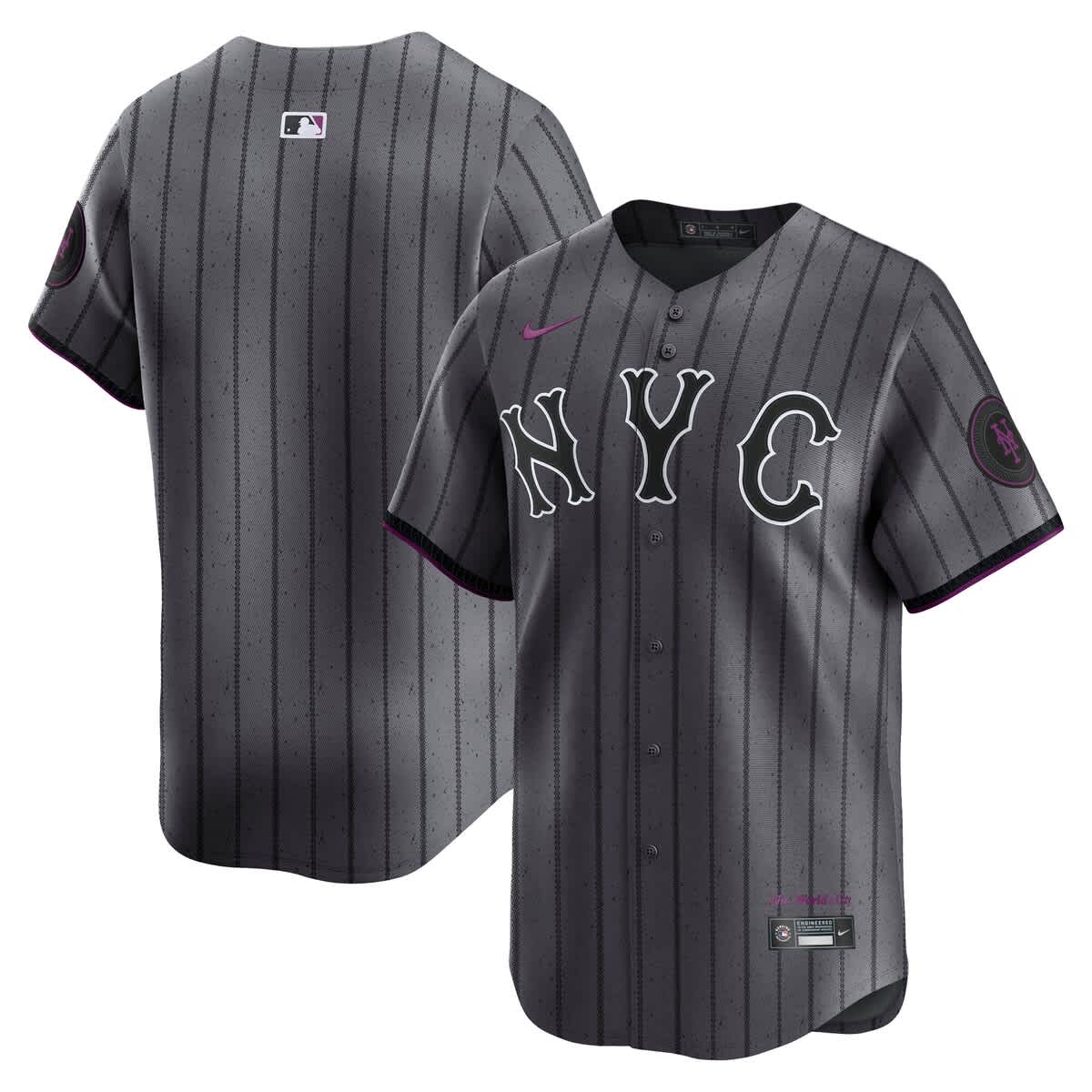 Nike Men's Nike Gray New York Mets City Connect Limited Jersey