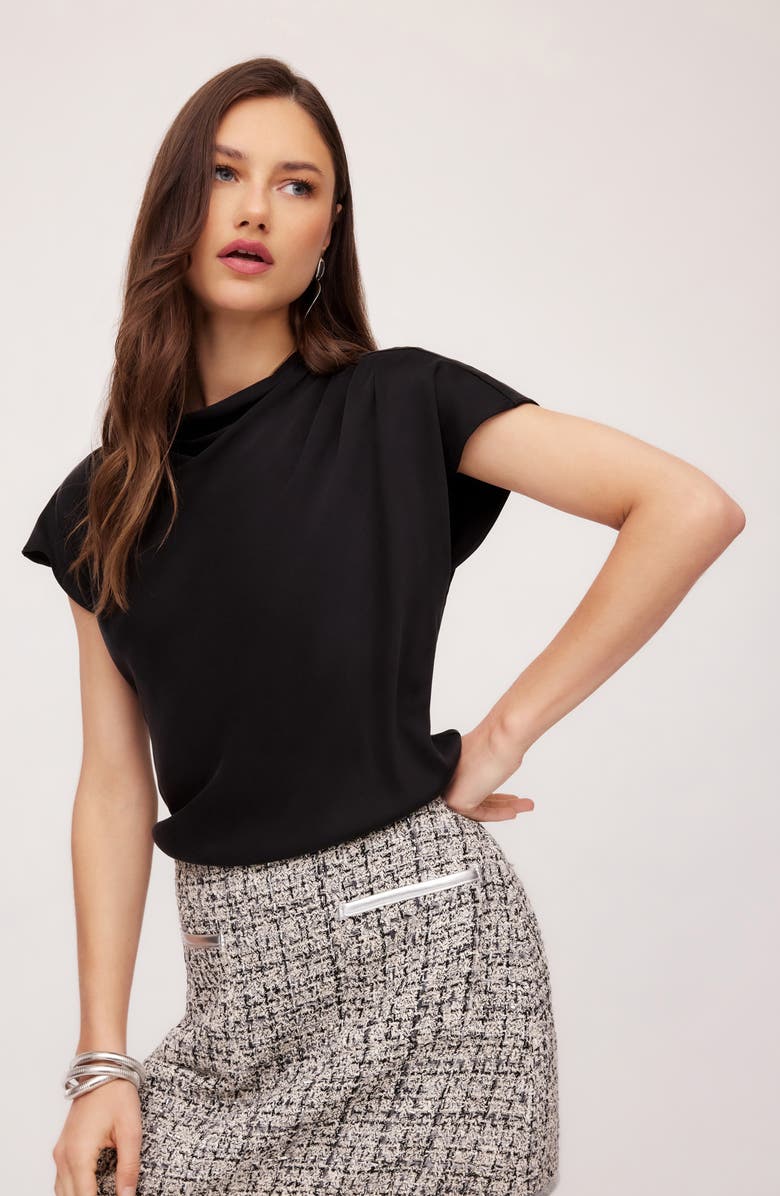 FIFTEEN TWENTY Emmeline Satin Top, Alternate, color,