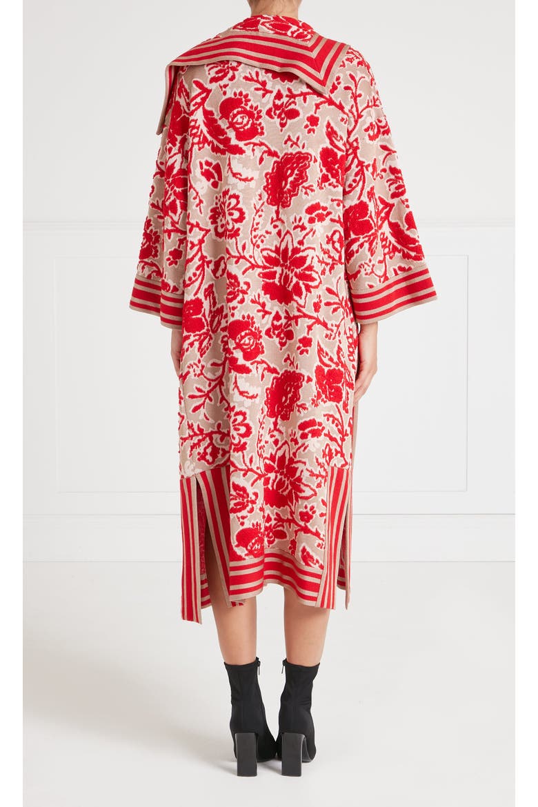 Francis Knit Cape, Alternate, color, Oatmeal Mix