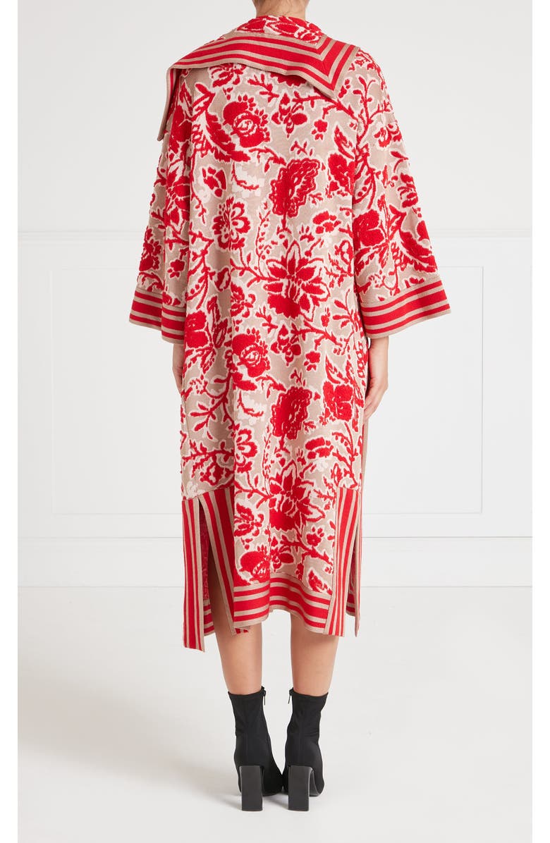 Temperley London Francis Knit Cape, Alternate, color, Oatmeal Mix