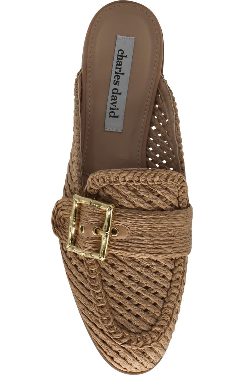 Charles David Felice Raffia Mule, Alternate, color,