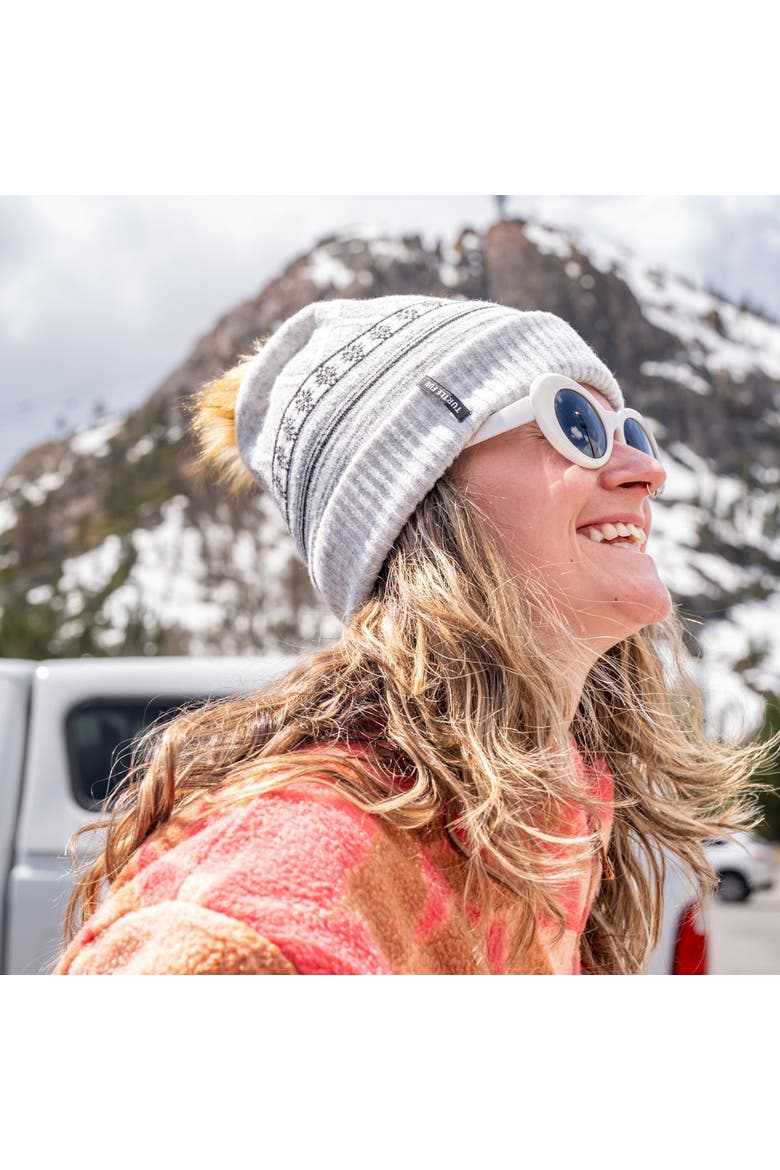 Ellen Pom Beanie, Alternate, color, Oat