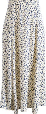 Reformation Zoe Floral Midi Skirt