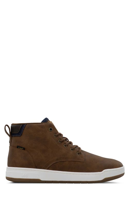 Lee Spencer High Top Sneaker In Brown