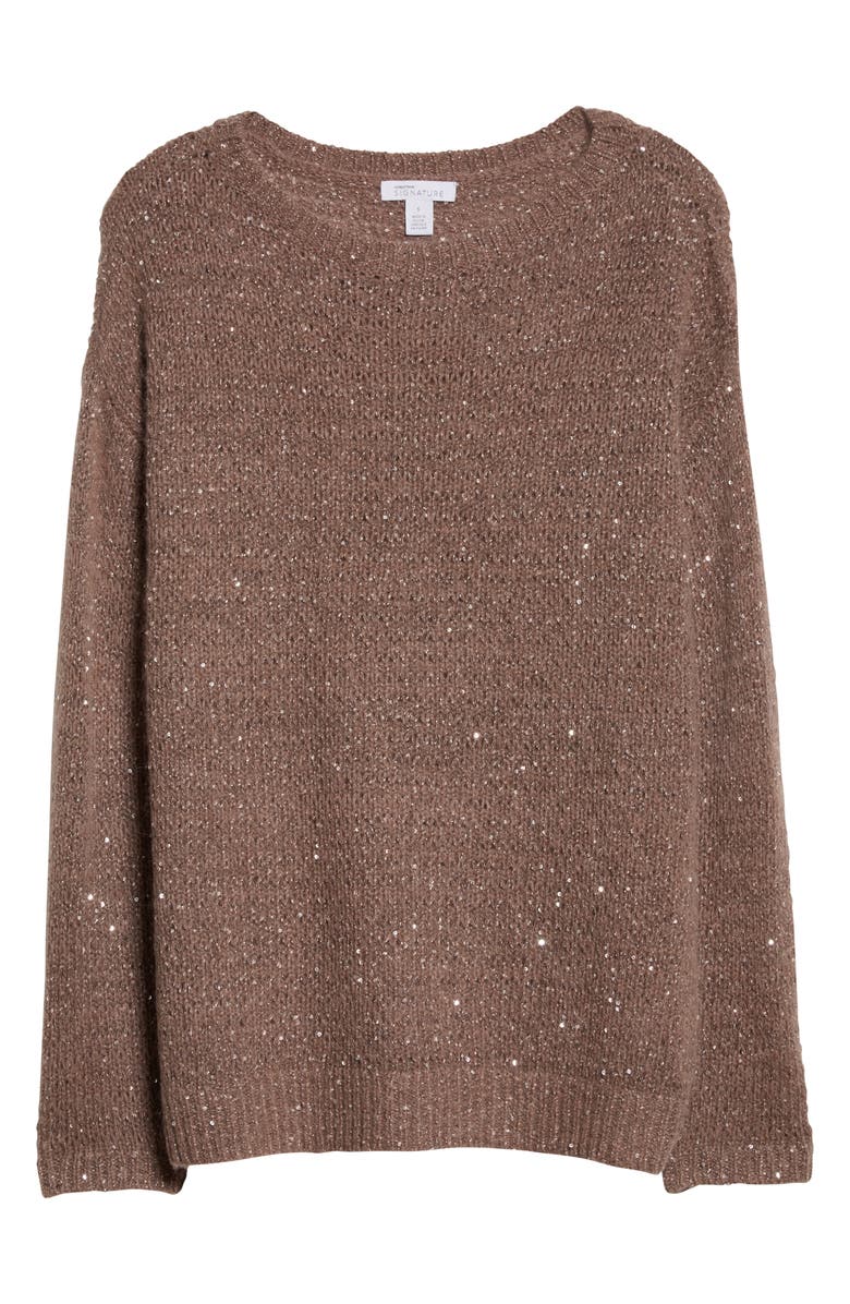 Nordstrom Signature Sequin Sweater, Alternate, color,