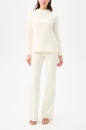 Trina Turk Baz High Neck Suiting Top