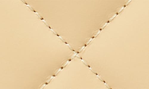 Tory Burch Kira Diamond Quilted Leather Zip Card Case In Vanilla Soft Serve