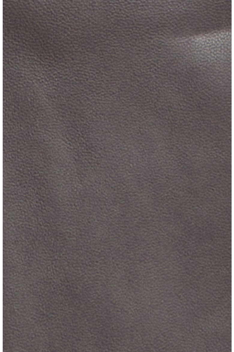 Monica Lambskin & Genuine Shearling Coat, Alternate, color, DARK CHOCOLATE