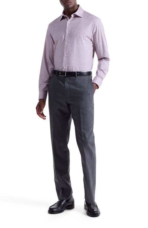 Bugatchi James Ooohcotton® Space Dye Button-up Shirt In Pink