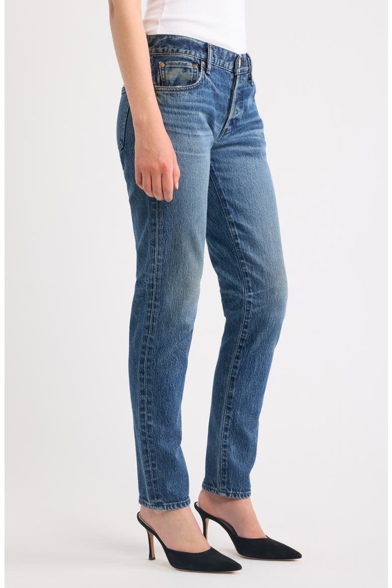 Renton High Waist Tapered Leg Jeans, Alternate, color, BLUE