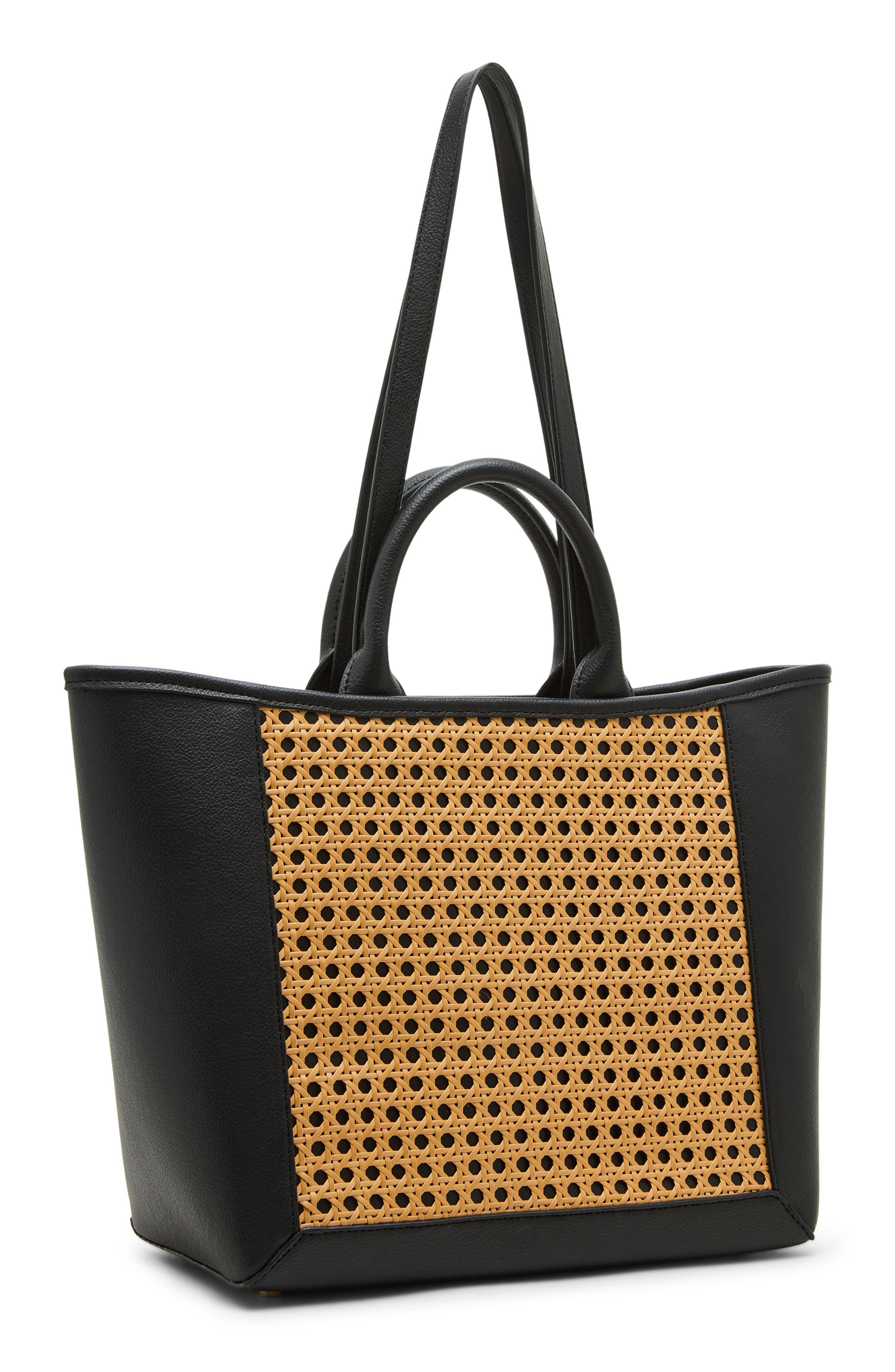 Anne Klein Cane Medium Tote Bag, Alternate, color, 